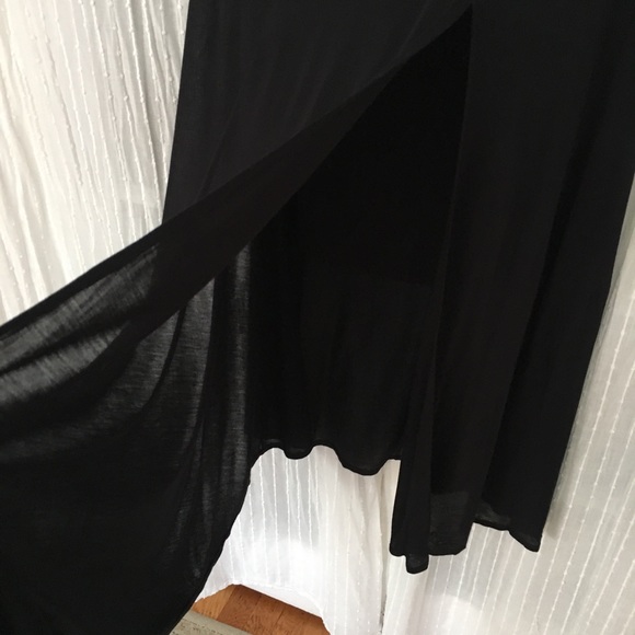 NWOT DKNY Double Layer Knit Maxi Skirt - Picture 3 of 4